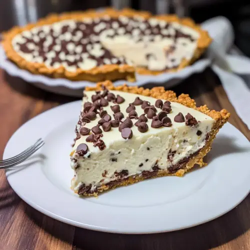 Chocolate Chip Cannoli Pie