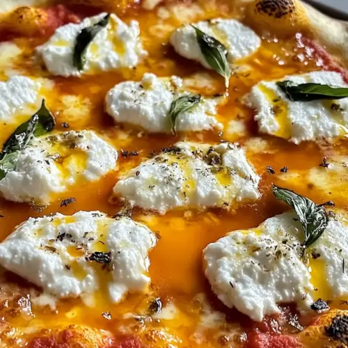 Hot Honey Ricotta Pizza