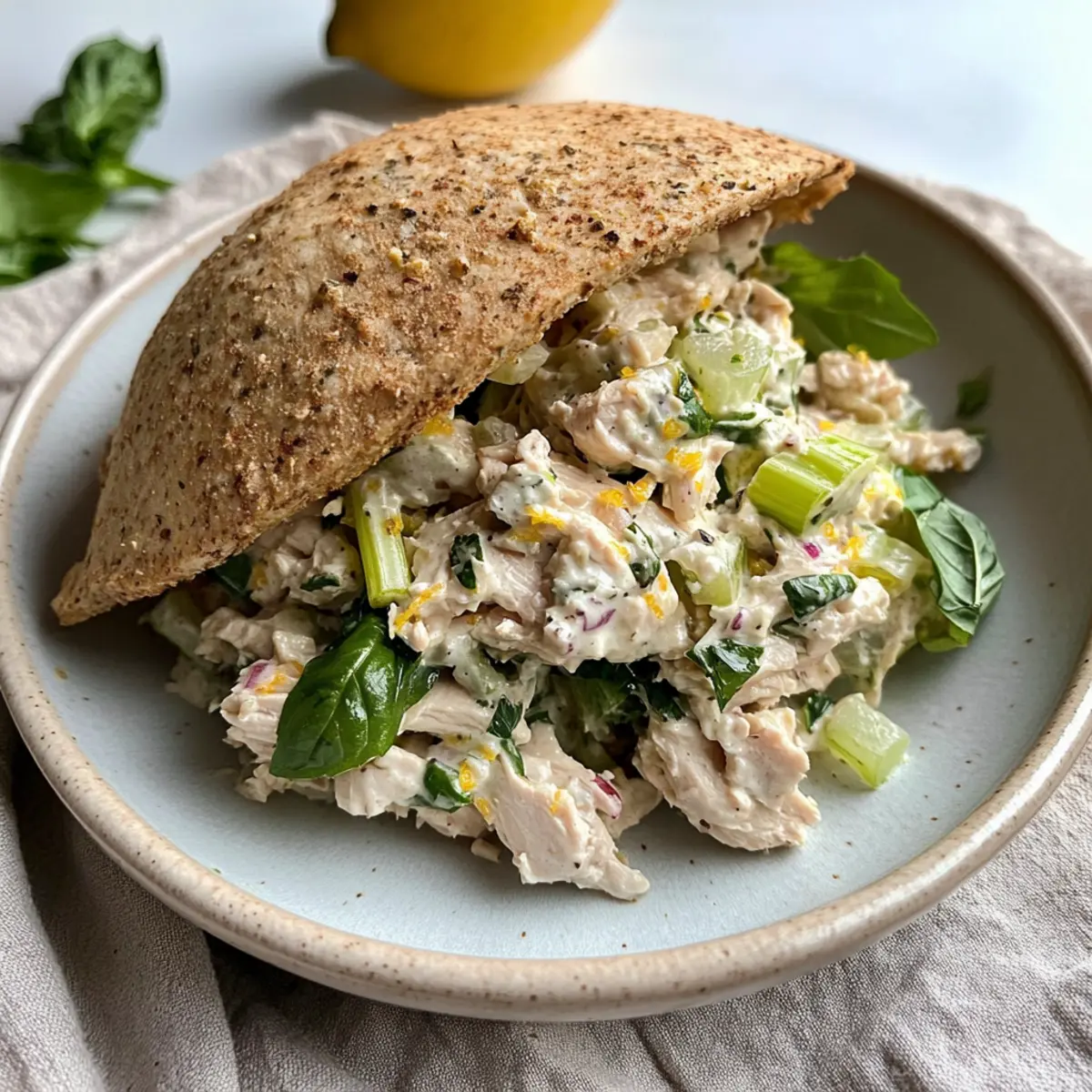 Lemon Basil Rotisserie Chicken Salad
