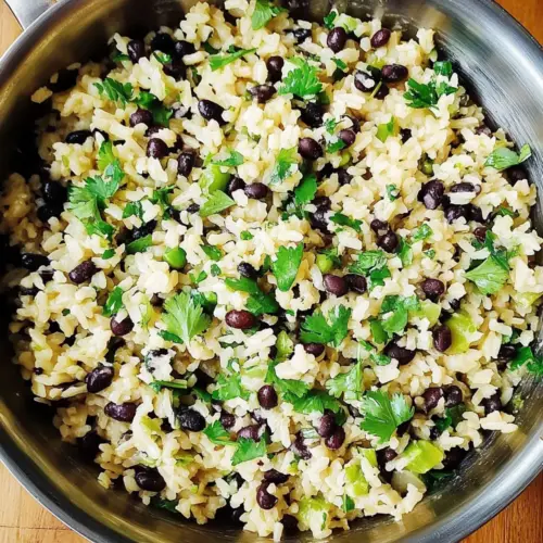 Cilantro-Lime Black Bean Rice