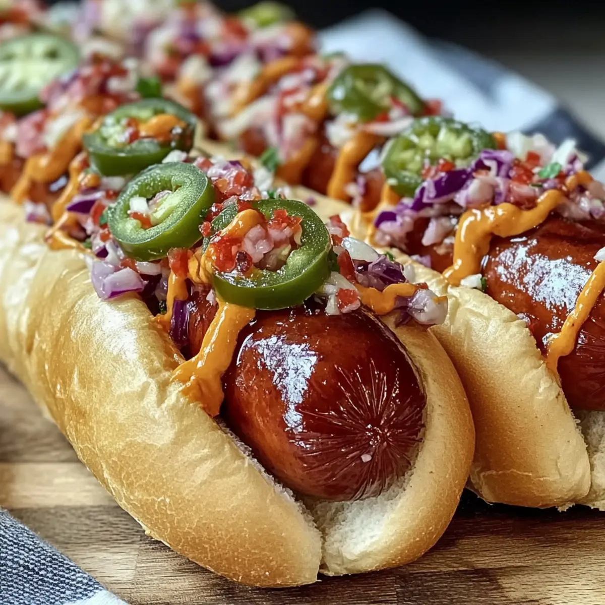 Firecracker Hot Dogs Recipe
