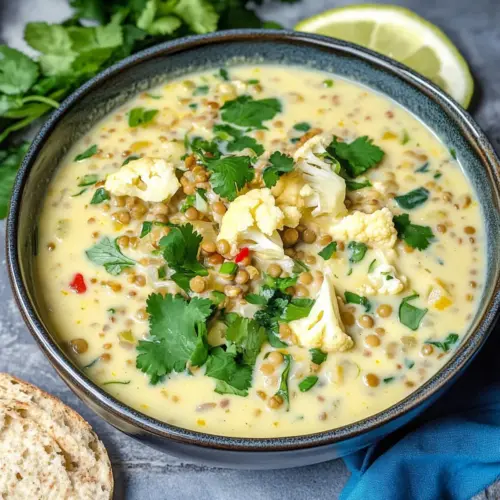 Lentil Cauliflower Soup