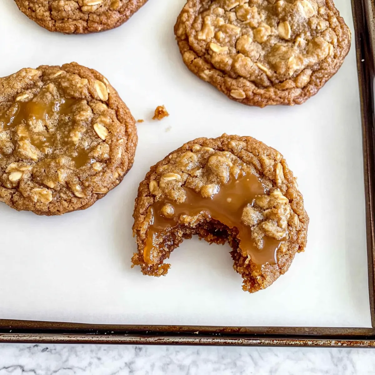 Caramel Oatmeal Cookies