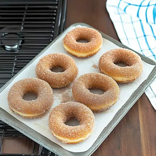 Baked Cinnamon Sugar Donuts