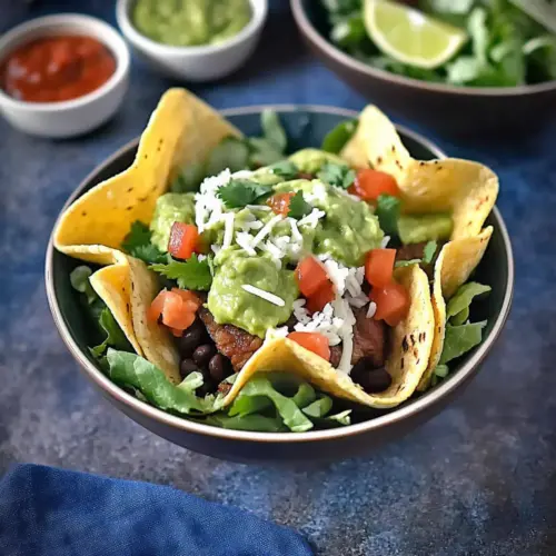 Beef Taco Salad Bowls