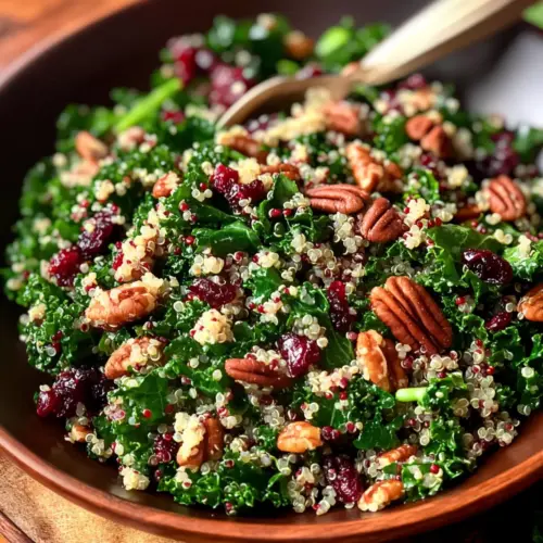 Cranberry Kale Quinoa Salad