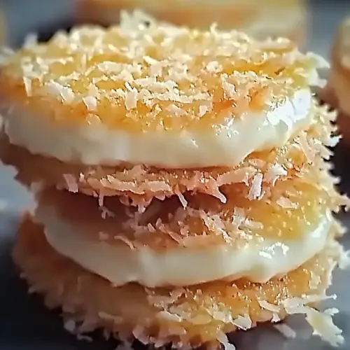 Lemon Coconut Cheesecake Cookies