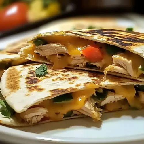Cheesy Chicken Quesadilla Dinner