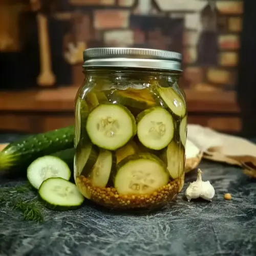 Sweet Cucumber Sandwich Pickles
