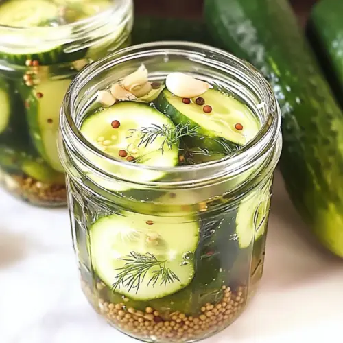Garlic and Dill 24-Hour Refrigerator Pickles