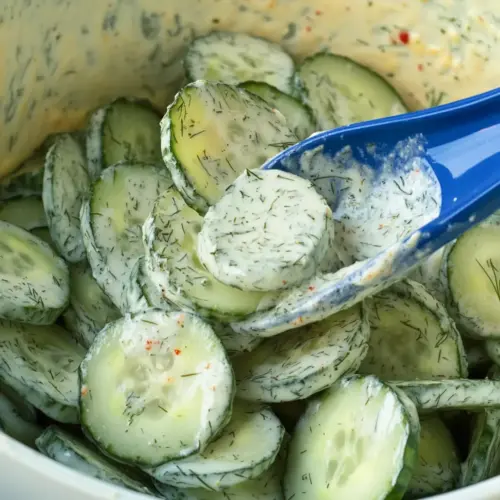 Dill Pickle Cucumber Salad
