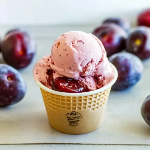 Plum Ice Cream