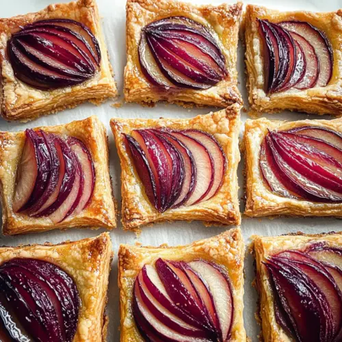 4-Ingredient Plum Tarts