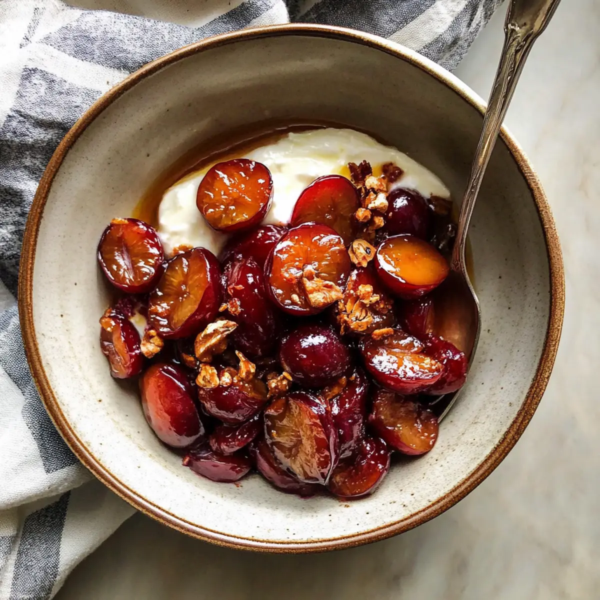 Roasted Plum Compote