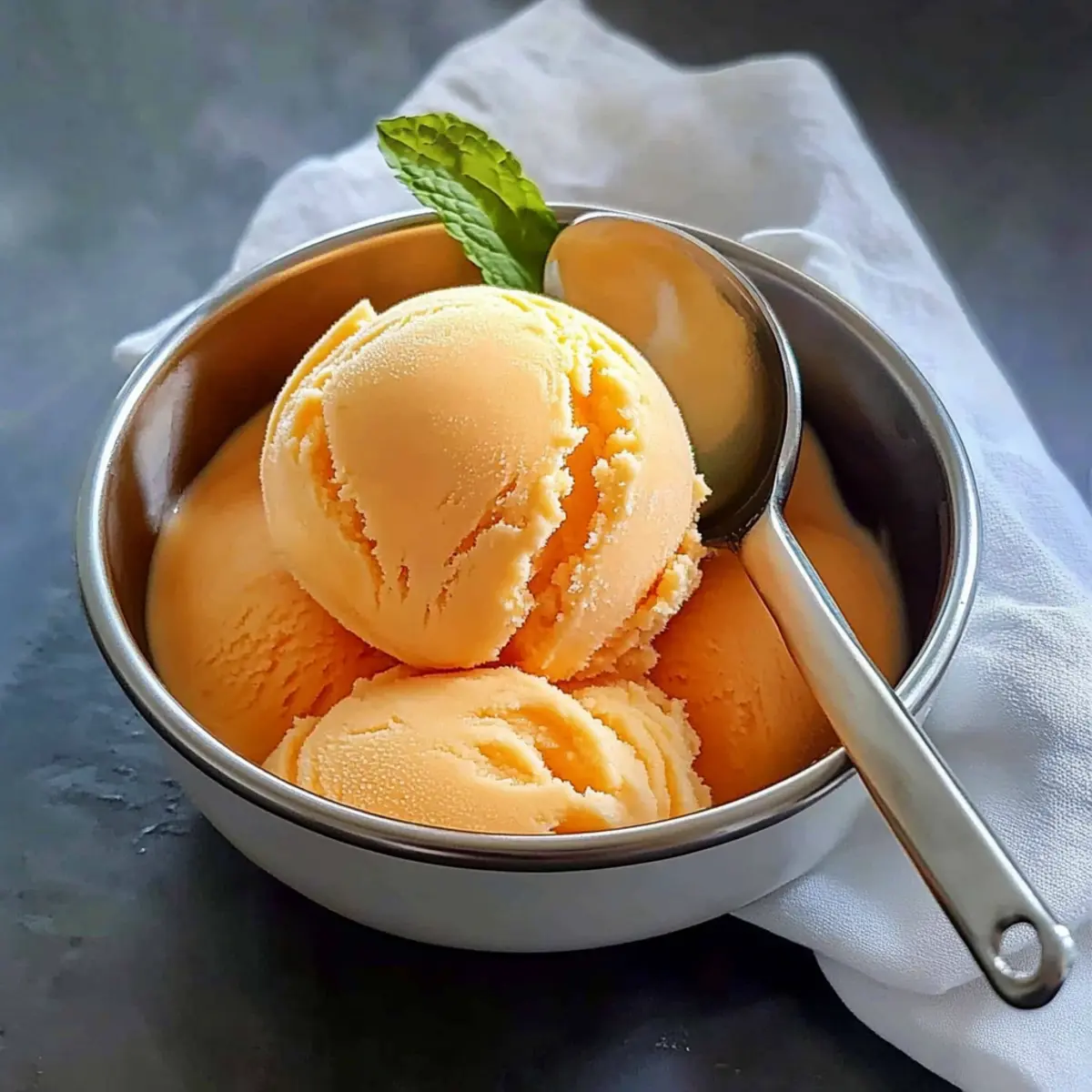 Peach Sorbet Recipe