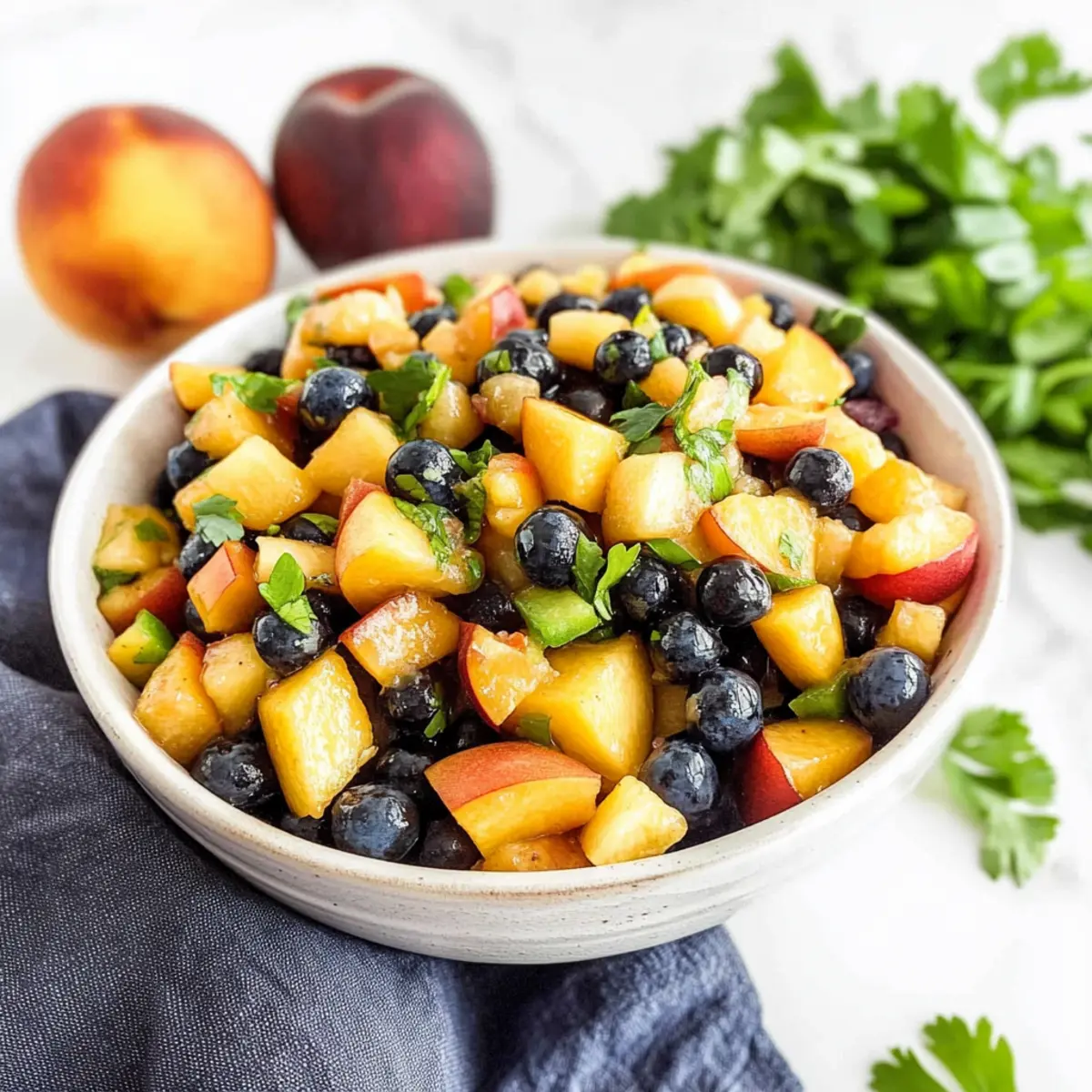 Blueberry & Peach Salsa