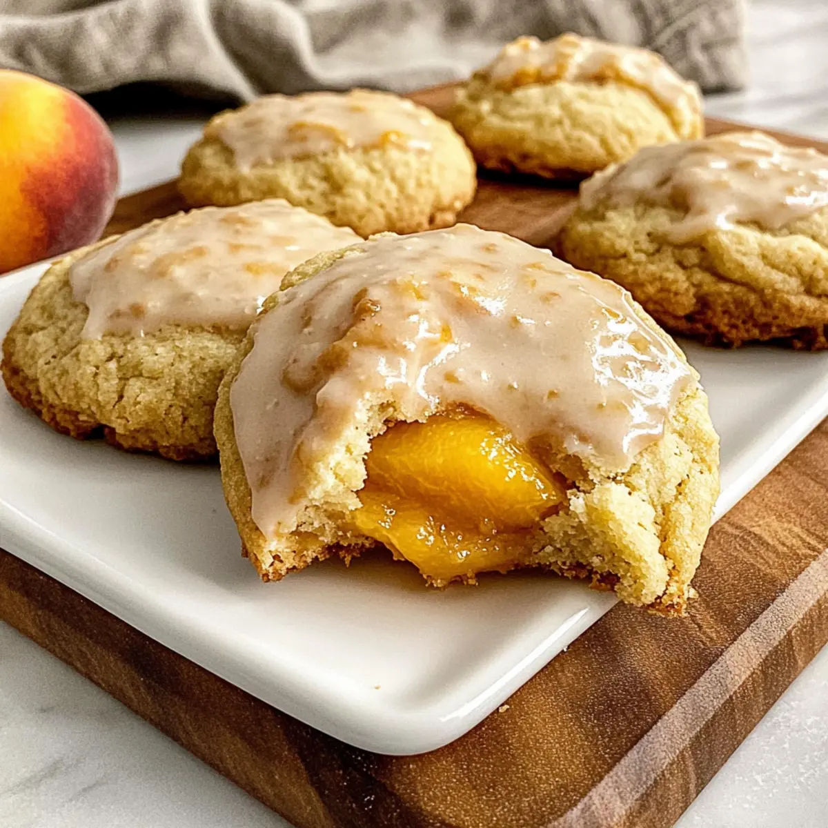 Peach Cobbler Cookies
