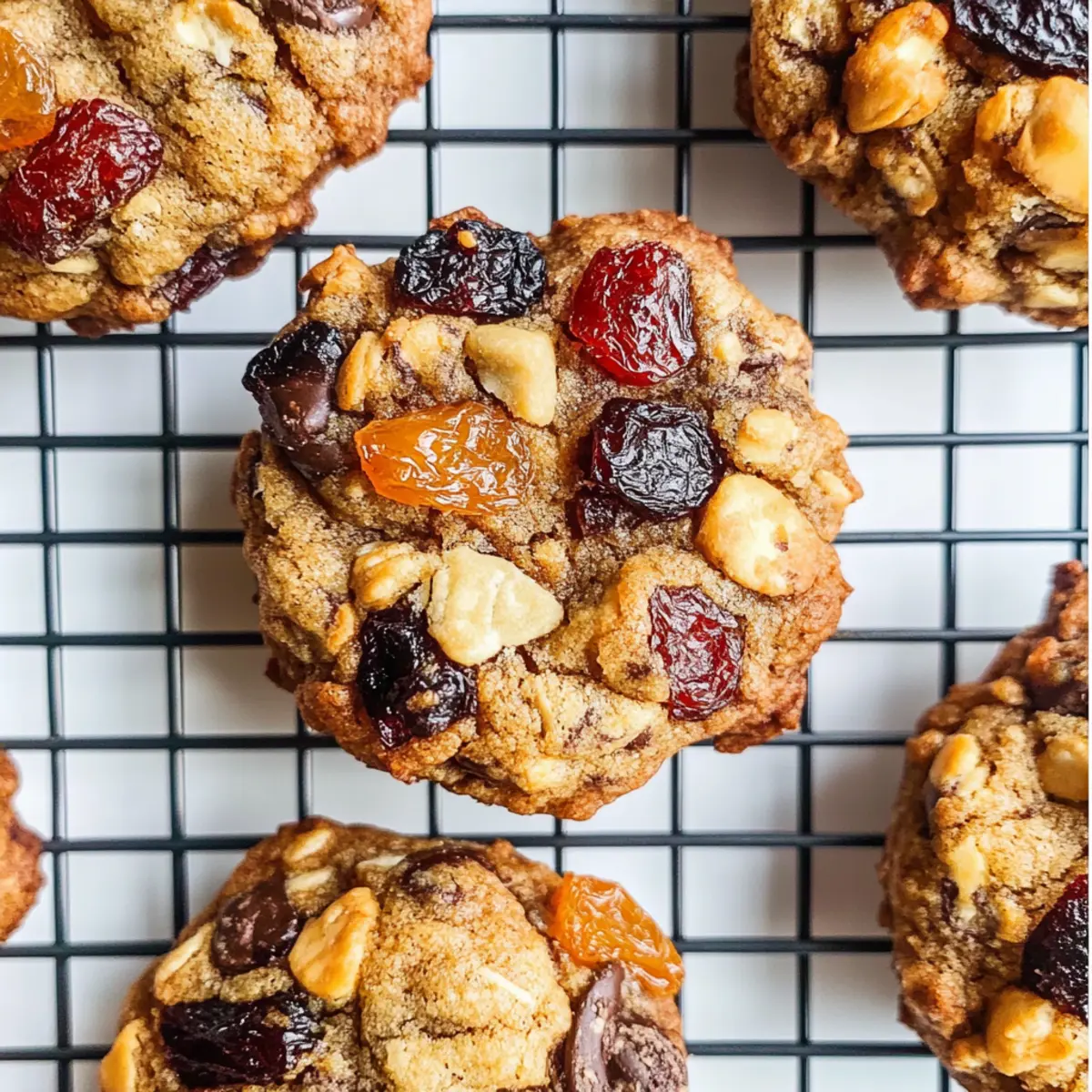 Vegan Trail Mix Cookies
