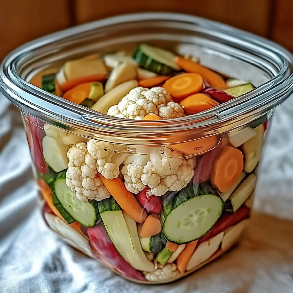 Refrigerator Pickled Vegetables