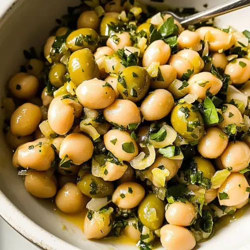 Green Olive Bean Salad