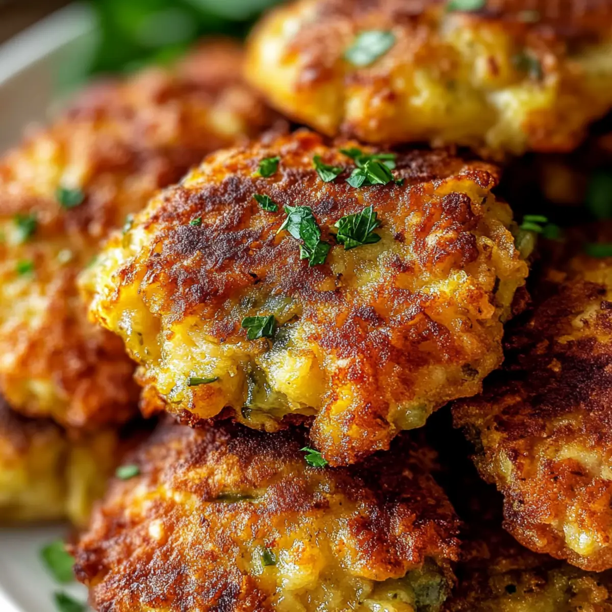 Dill Pickle Chicken Fritters