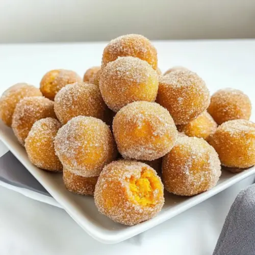 Baked Pumpkin Donut Holes
