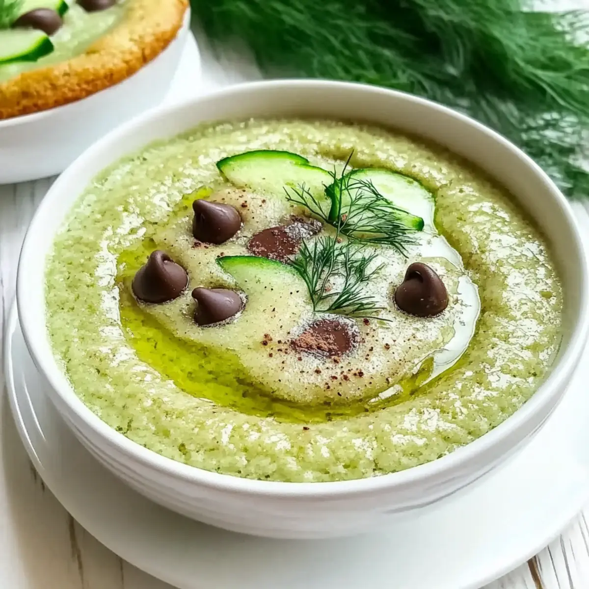 Cucumber Soup with Yogurt and Dill