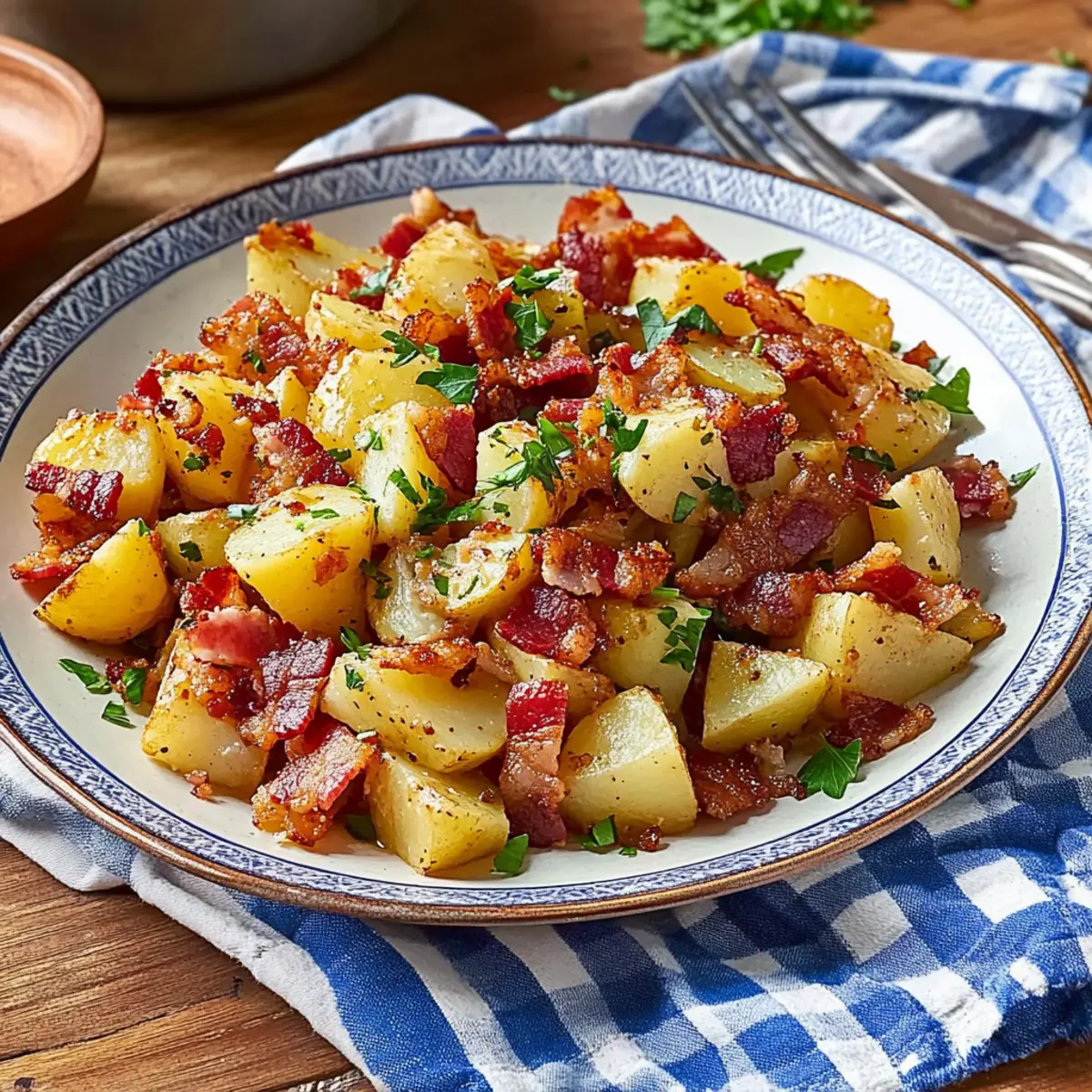 Smoky German-Style Bacon Potato Salad