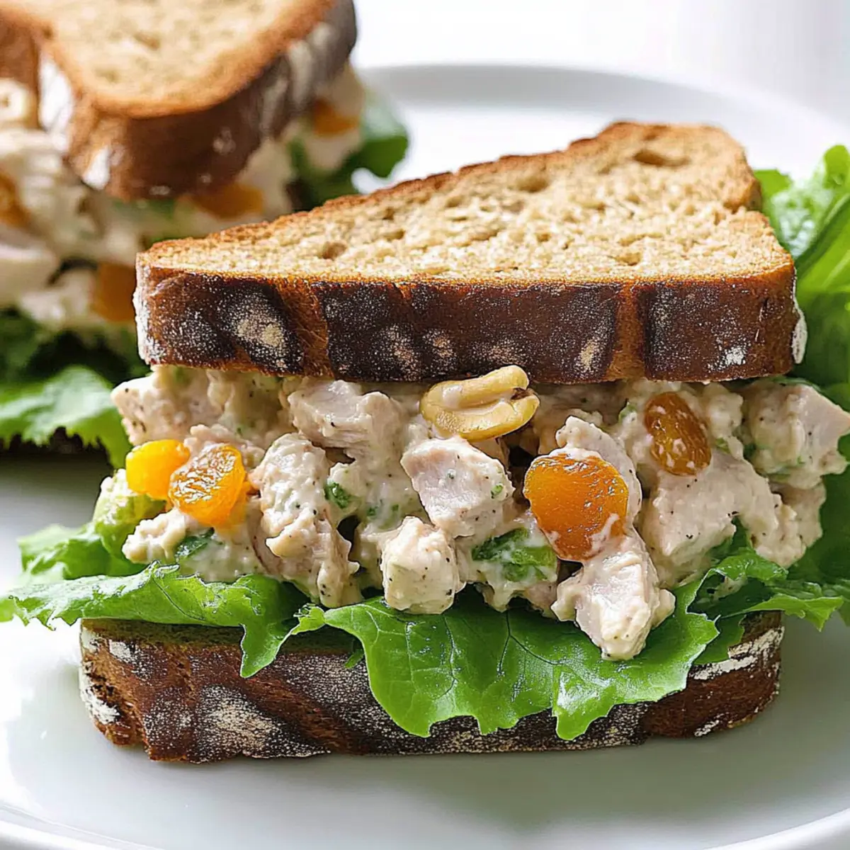 Cashew Turkey Salad Sandwiches