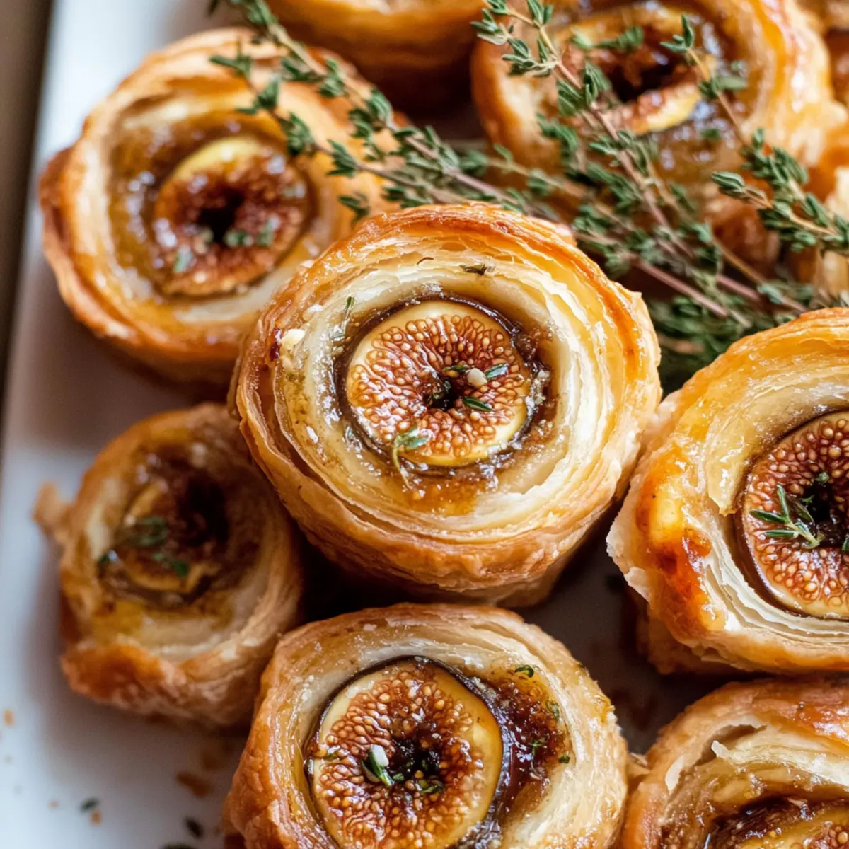 Fig and Goat Cheese Pinwheels