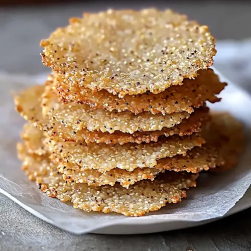 Quinoa Parmesan Crisps