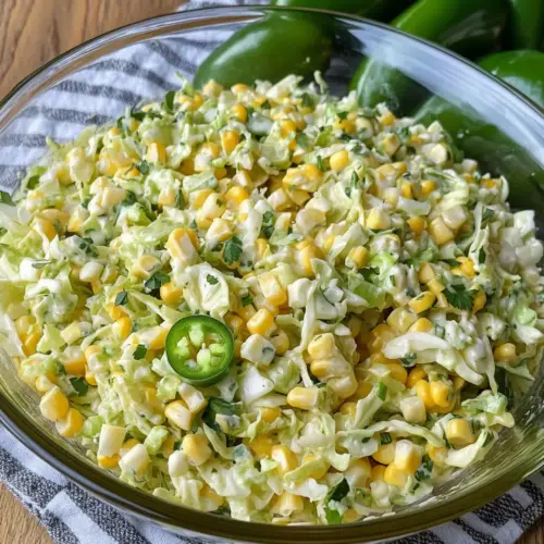 Jalapeno Corn Coleslaw