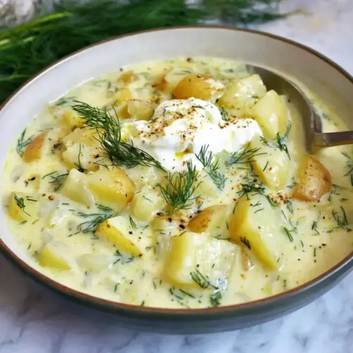 Chunky Potato Dill Soup