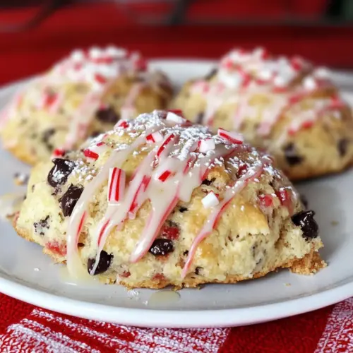 Chocolate Chip Peppermint Scones