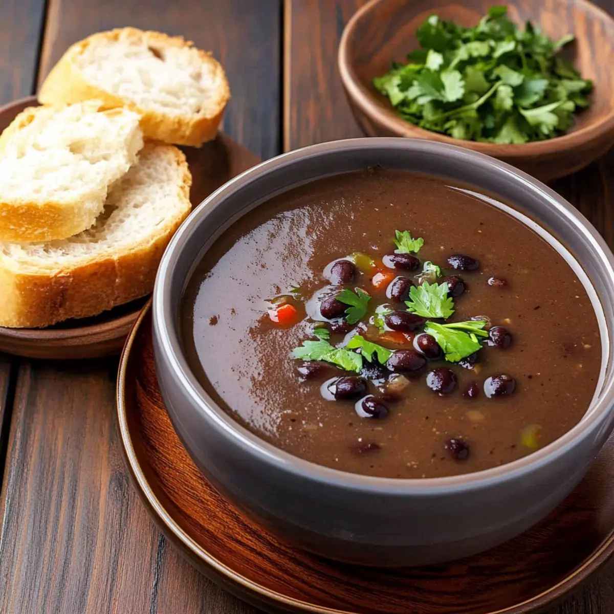 Black Bean Vegetarian Soup
