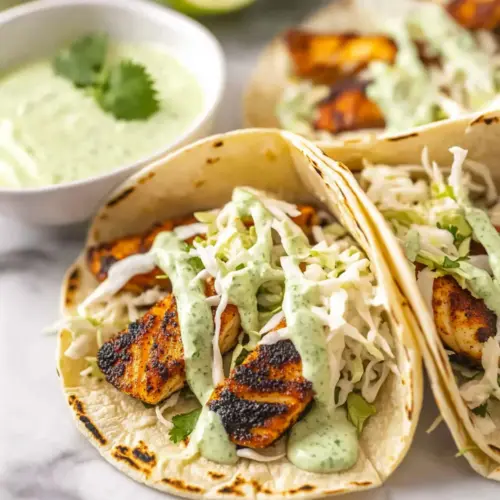 Blackened Mahi Mahi Tacos