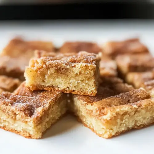 Cinnamon Sugar Blondies