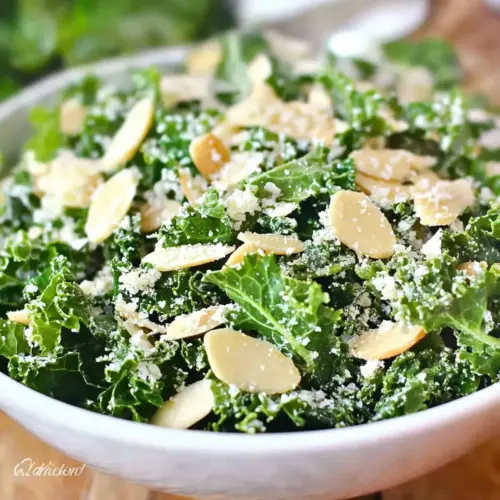 Kale and Almond Salad with Lemon and Parmesan