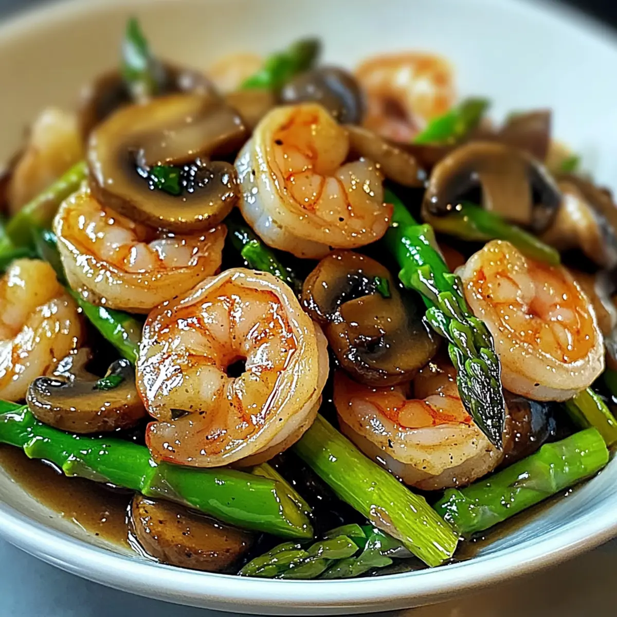 Shrimp Asparagus Stir-Fry