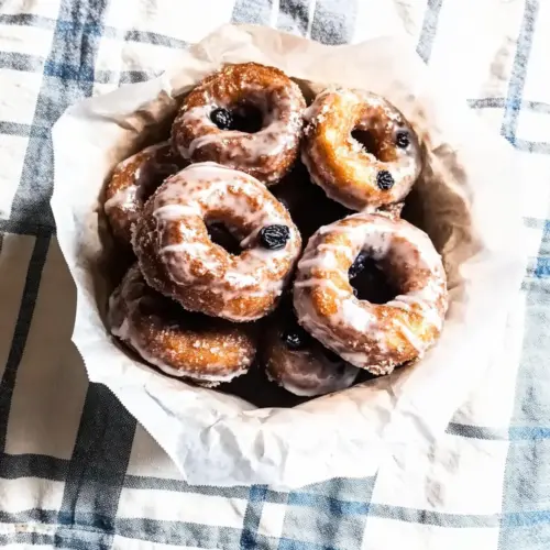 Blueberry Cake Donuts