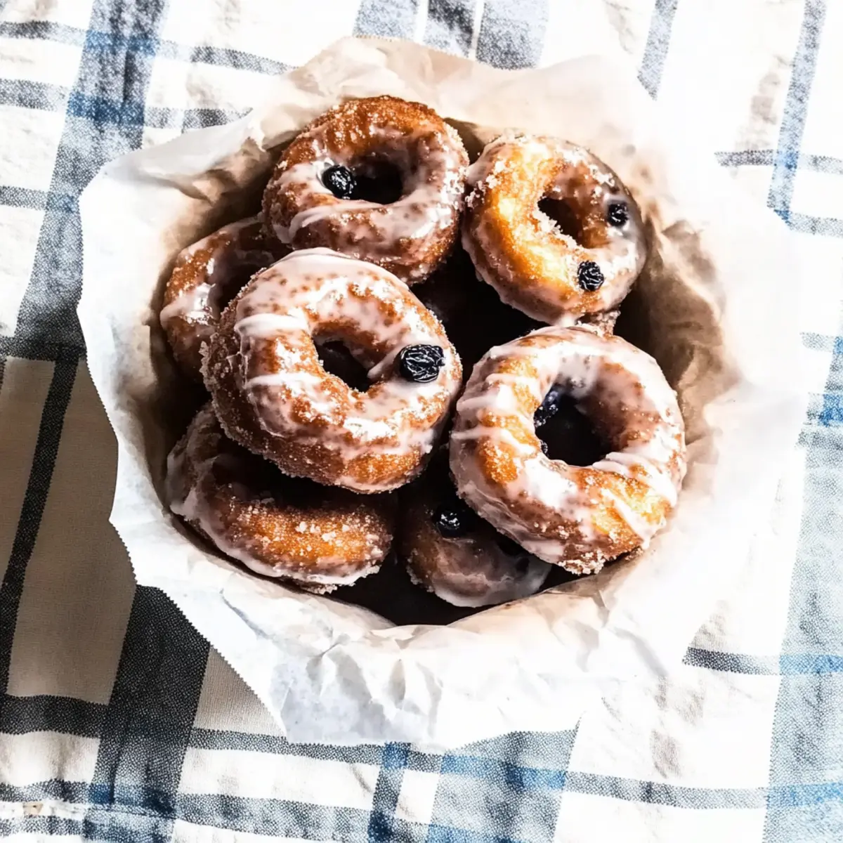 Blueberry Cake Donuts