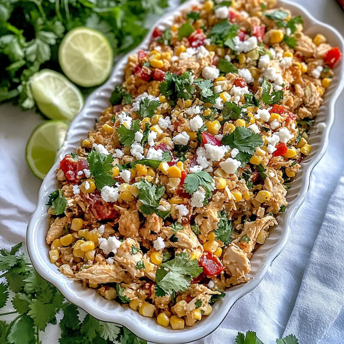 Street Corn-Inspired Chicken Salad