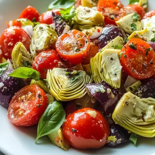 Tuscan Artichoke Tomato Salad