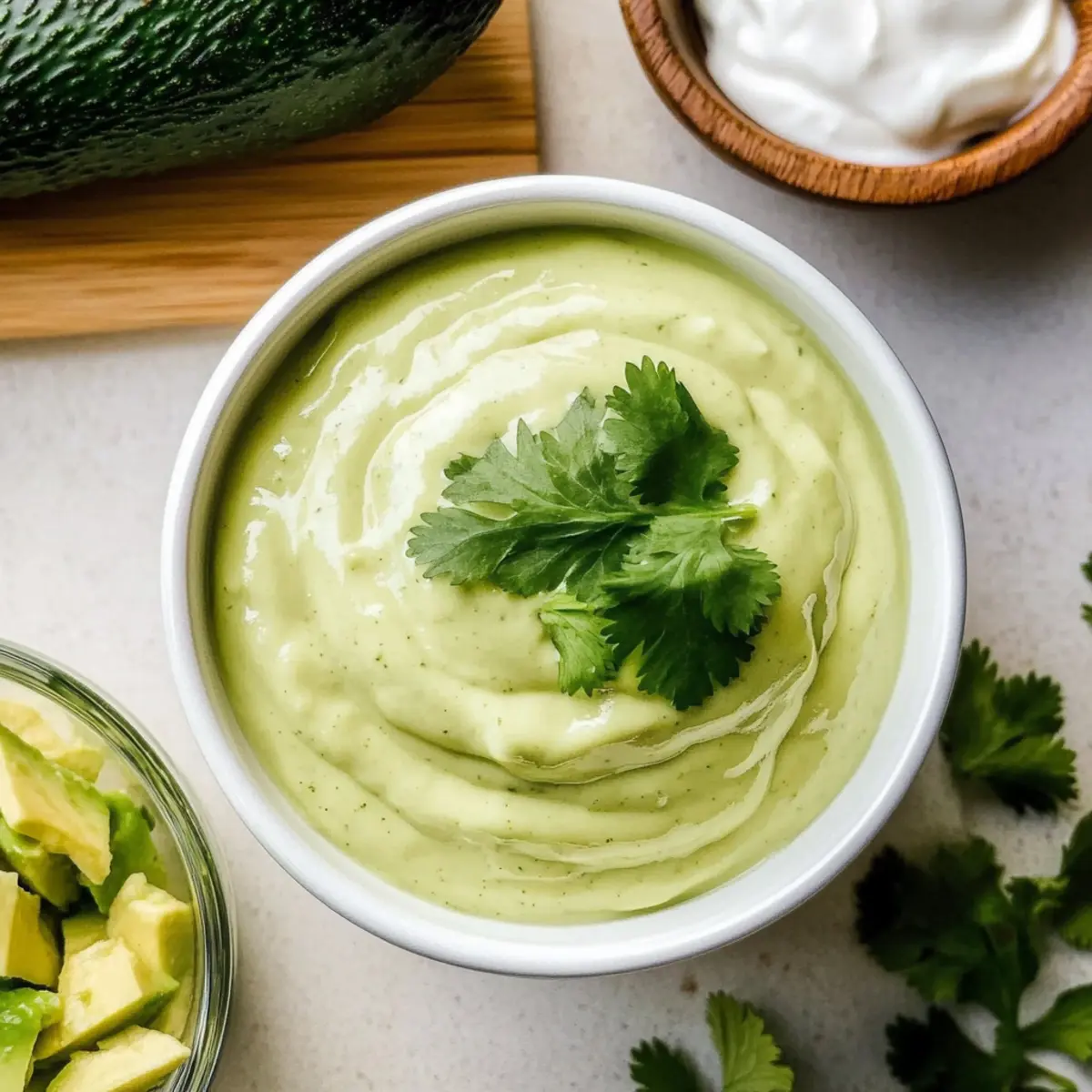 Avocado Crema