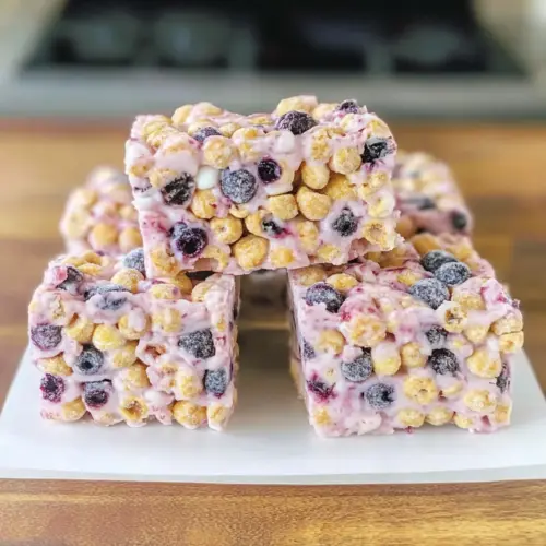 Blueberry Cereal Bars