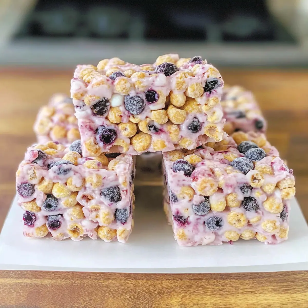 Blueberry Cereal Bars