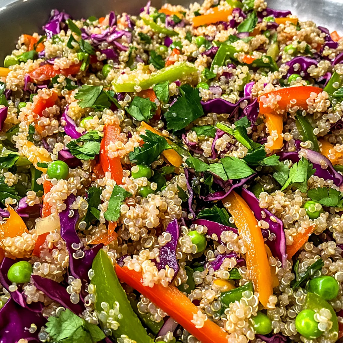 Crunchy Asian Quinoa Salad