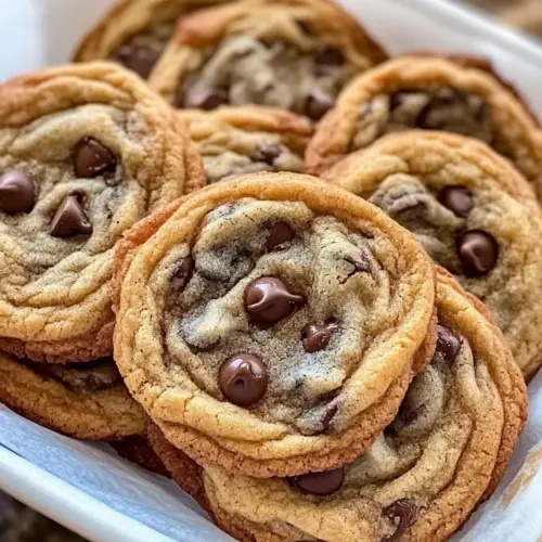 Rippled Chocolate Chip Cookies