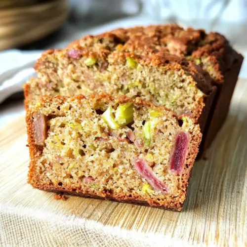 Rhubarb Zucchini Bread