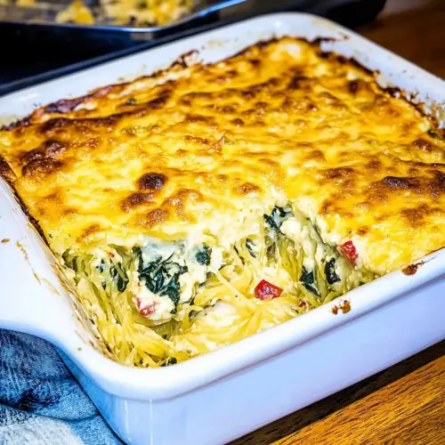 Spinach Spaghetti Squash Casserol